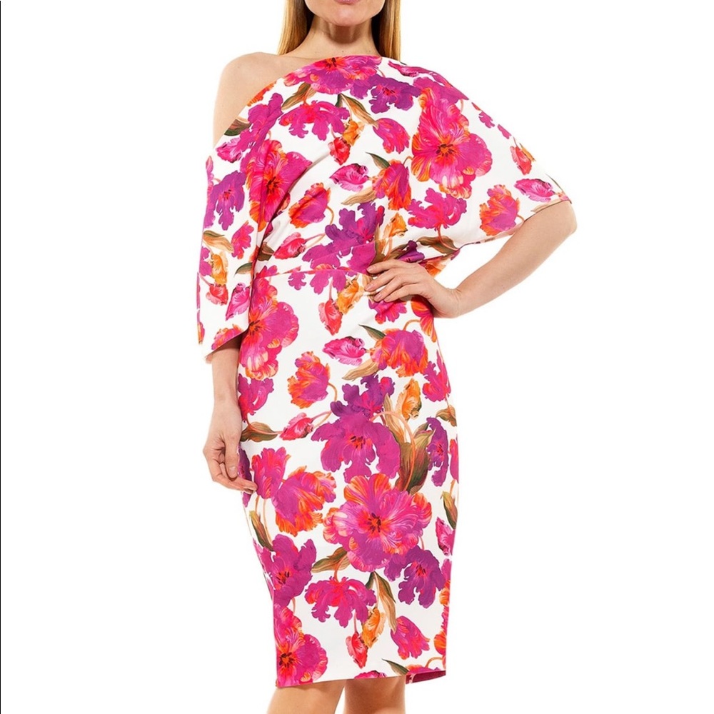 Alexia Admor Olivia Draped Off the Shoulder Dress